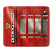  Britse rode telefoondoos Snijplank (Voorkant)