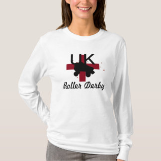 Britse Roller Derby lange hoes T-shirt