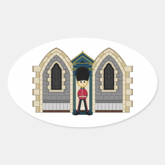 Britse Royal Guard Sticker (Voorkant)