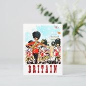 Britse Royal Guards vintage-Briefkaart Briefkaart (Staand voorkant)