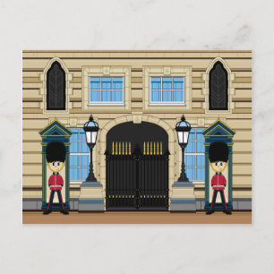 Britse Royal Palace Guards Briefkaart