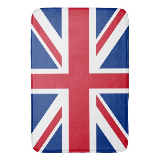 Britse Royal Union Jack Flag Badmat (Voorkant Verticaal)