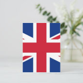 Britse Royal Union Jack Flag Briefkaart (Staand voorkant)
