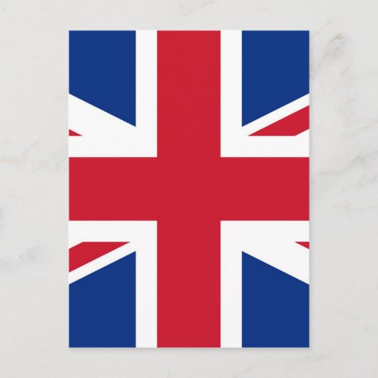 Britse Royal Union Jack Flag Briefkaart (Voorkant)
