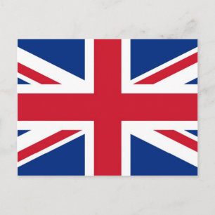 Britse Royal Union Jack Flag Briefkaart