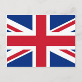 Britse Royal Union Jack Flag Briefkaart (Voorkant)