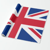 Britse Royal Union Jack Flag Cadeaupapier (Uitgerold)