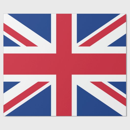 Britse Royal Union Jack Flag Cadeaupapier (Vlak)