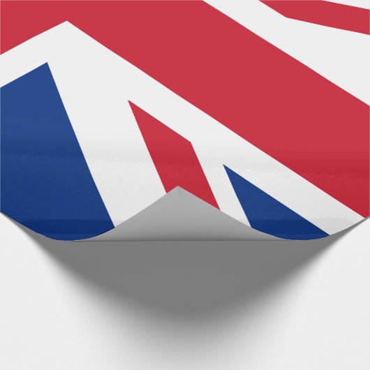 Britse Royal Union Jack Flag Cadeaupapier (Hoek)