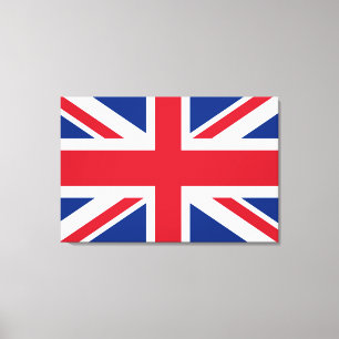 Britse Royal Union Jack Flag Canvas Afdruk