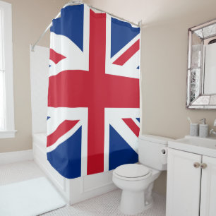 Britse Royal Union Jack Flag Douchegordijn
