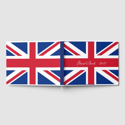 Britse Royal Union Jack Flag Gastenboek (Volledig)