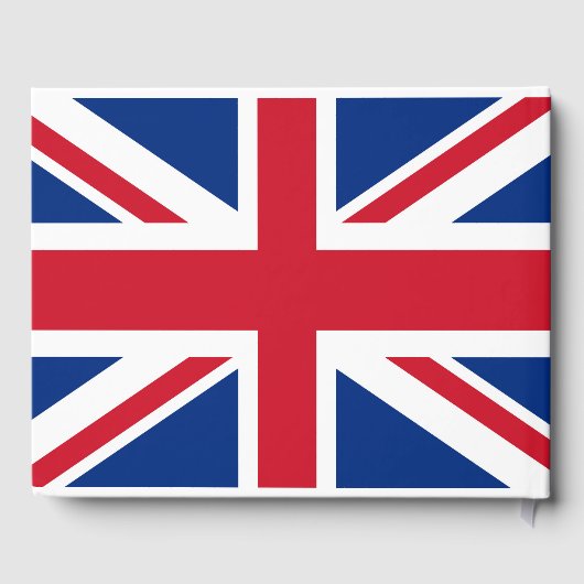 Britse Royal Union Jack Flag Gastenboek (Achterkant)