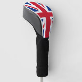 Britse Royal Union Jack Flag Golfheadcover (Schuin)