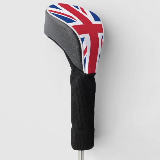 Britse Royal Union Jack Flag Golfheadcover (Schuin)