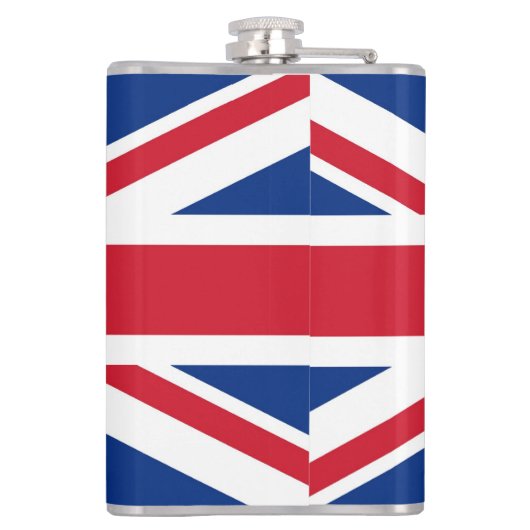 Britse Royal Union Jack Flag Heupfles (Achterkant)