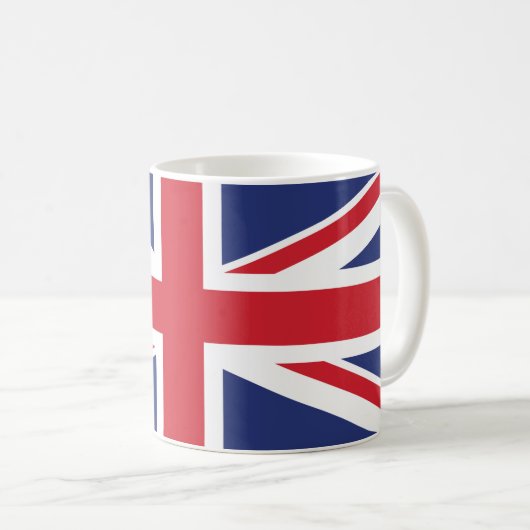 Britse Royal Union Jack Flag Koffiemok (Voorkant rechts)
