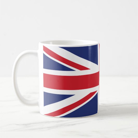 Britse Royal Union Jack Flag Koffiemok (Links)