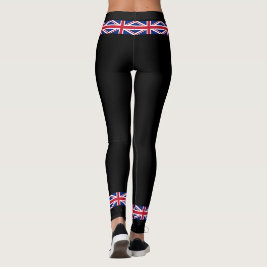 Britse Royal Union Jack Flag Leggings (Achterkant)
