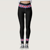 Britse Royal Union Jack Flag Leggings (Voorkant)