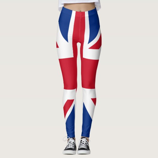 Britse Royal Union Jack Flag Leggings (Voorkant)