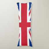 Britse Royal Union Jack Flag Lichaamskussen (Voorkant Verticaal)