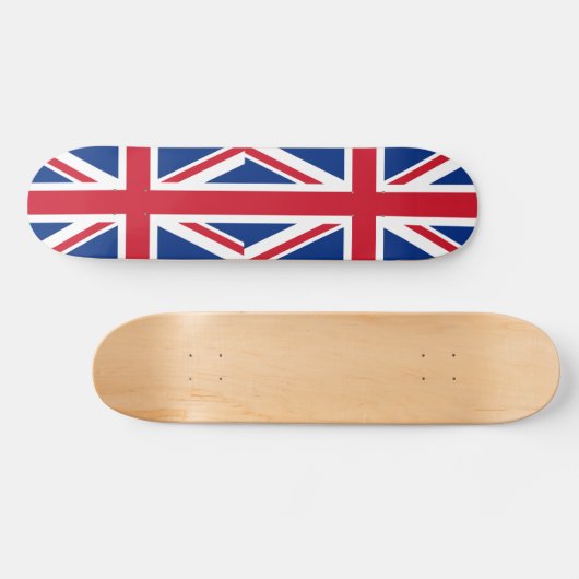 Britse Royal Union Jack Flag Persoonlijk Skateboard (Horizontaal)