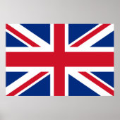 Britse Royal Union Jack Flag Poster (Voorkant)