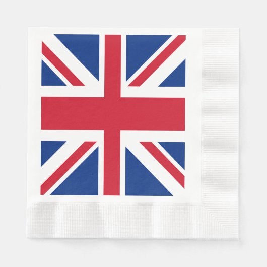 Britse Royal Union Jack Flag Servetten (Voorkant)