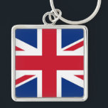 Britse Royal Union Jack Flag Sleutelhanger<br><div class="desc">De vlag van de Unie of de vlag van de Unie is de nationale vlag van het Verenigd Koninkrijk. De vlag heeft ook een officiële of semi-officiële status in een aantal andere Gemenebestgebieden; zo is de vlag in Canada bij resolutie van het Parlement een officiële vlag die daar de vlag...</div>