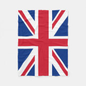 Britse Royal Union Jack Flag small Fleece Deken (Voorkant)