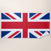 Britse Royal Union Jack Flag Strandlaken (Voorkant)