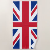 Britse Royal Union Jack Flag Strandlaken (Voorkant)