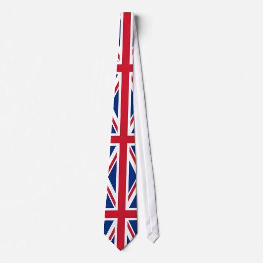 Britse Royal Union Jack Flag Stropdas (Voorkant)
