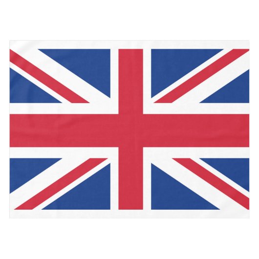 Britse Royal Union Jack Flag Tafelkleed (Voorkant (Horizontaal))