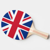 Britse Royal Union Jack Flag Tafeltennisbatje (Zijkant)