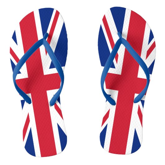 Britse Royal Union Jack Flag Teenslippers (Voetbed)