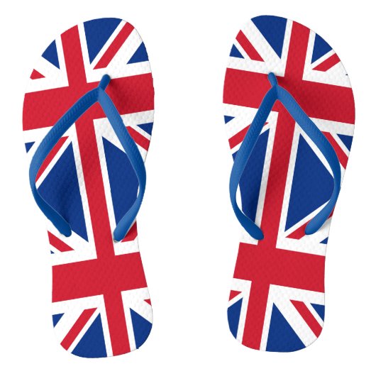 Britse Royal Union Jack Flag Teenslippers (Voetbed)
