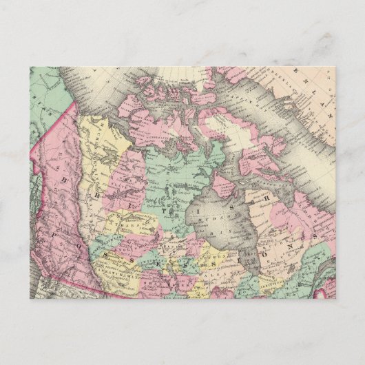 Britse, Russische en Deense bezit Briefkaart (Voorkant)