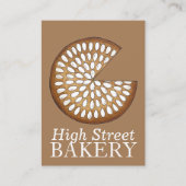 Britse Scottish Bakery Shop Dundee Cake Food Visitekaartje (Voorkant)