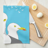 Britse Seaside Devon en Cornwall Souvenir Theedoek (Quarter Fold)