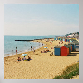 Britse Seaside Serenity Poster