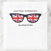 Britse Shades aangepaste stickers (Tas)