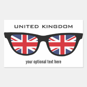 Britse Shades aangepaste stickers