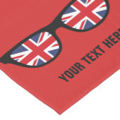 Britse Shades aangepaste tafellopers Korte Tafelloper (Hoek)