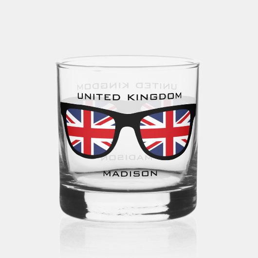 Britse Shades-douanenaam Whisky Glas (Voorkant)