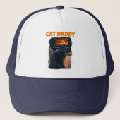 Britse Shorthair Cat Daddy Kat open haard Trucker Pet (Voorkant)