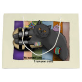 Britse Shorthair Cat Sandalen Grappig Schattige Groot Cadeauzakje (Voorkant)