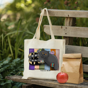 Britse Shorthair Cat Sandalen Grappig Schattige Tote Bag