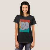 Britse Shorthair Cat T-shirt (Voorkant volledig)